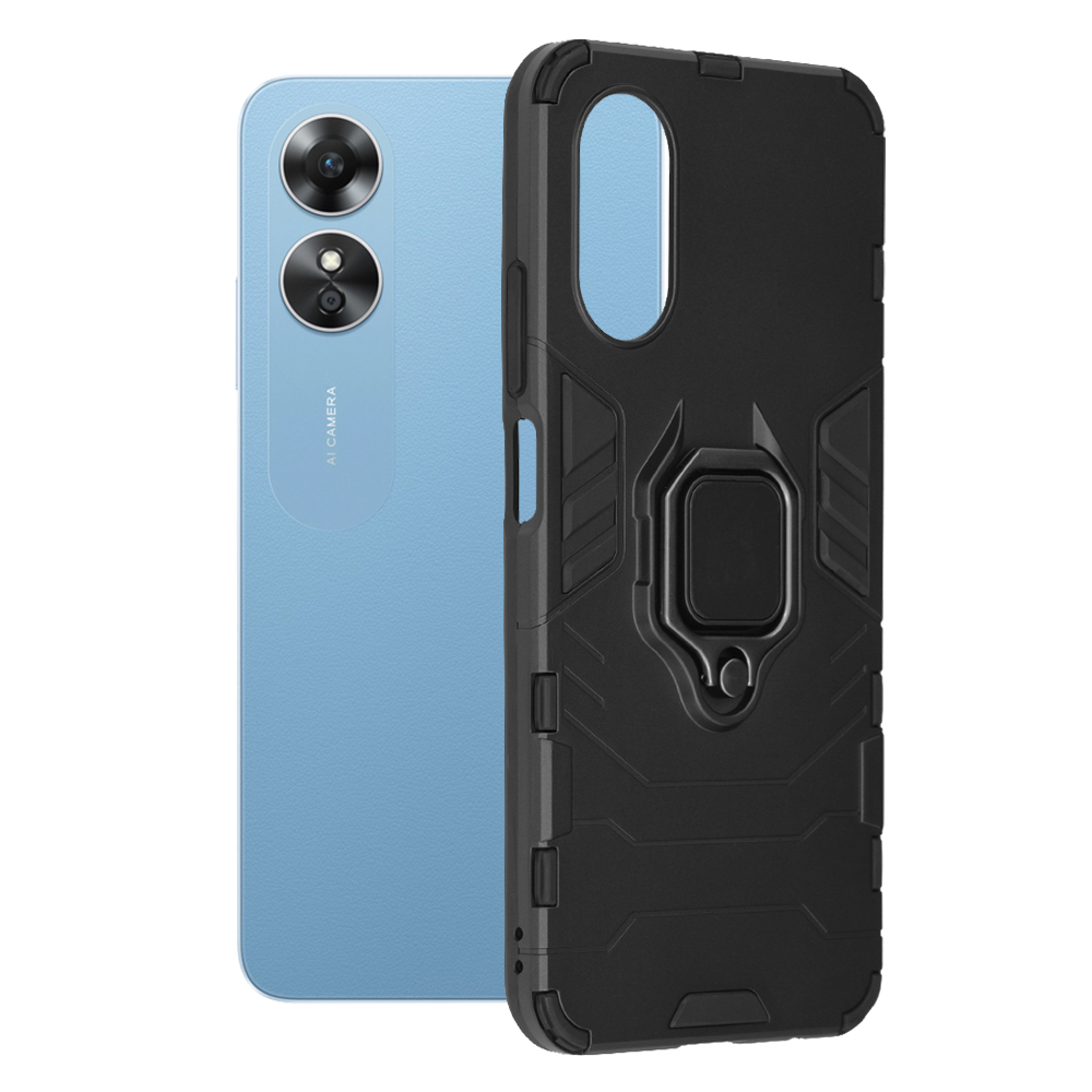 Levně Techsuit Silikonové pouzdro Oppo A17 Black