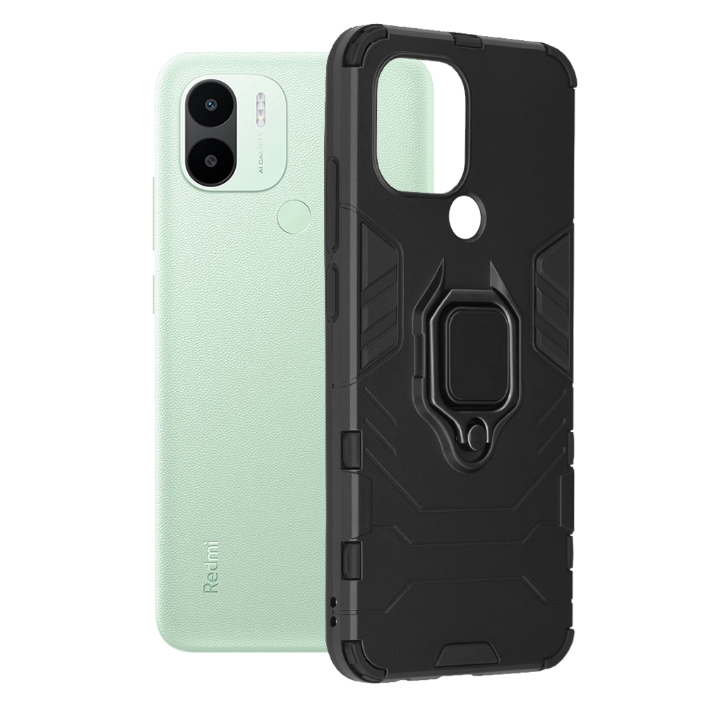 Levně Techsuit Silikonový kryt Xiaomi Redmi A1+ A2+ Černý