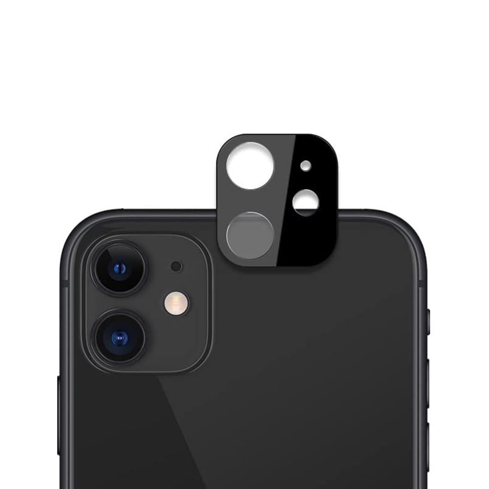 Levně Techsuit Celé sklo kamery iPhone 12 Black