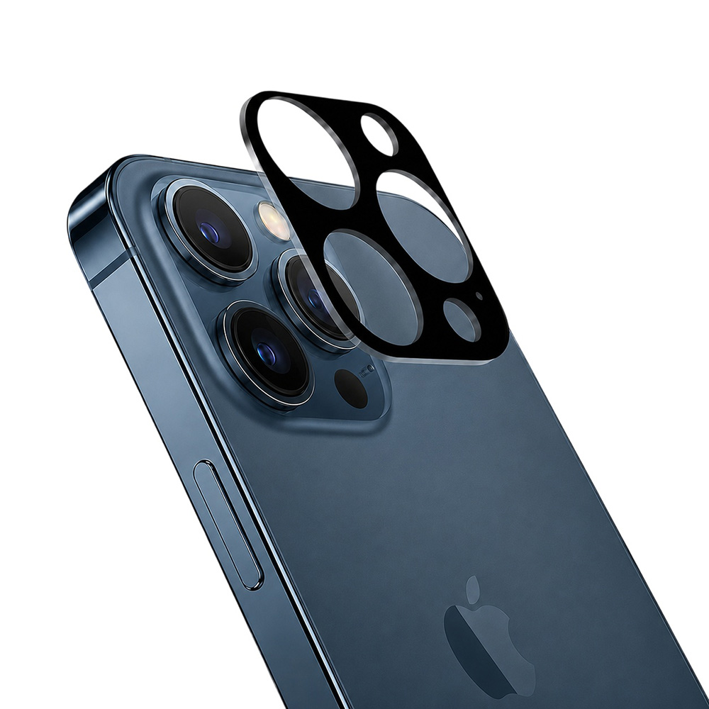 Levně Techsuit Celoskelná ochrana fotoaparátu iPhone 12 Pro Max Black