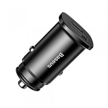 Baseus Autonabíječka CCALL-AS01 USB-C Rychlé nabíjení 5A Černá