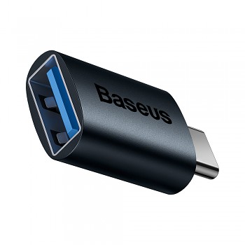 Baseus OTG Adaptér Ingenuity Series Type-C na USB 3.2 10 Gbps Modrý