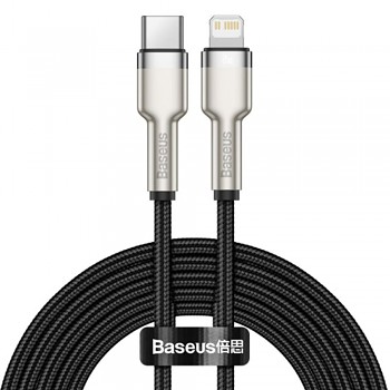 Baseus Kabel Cafule Type-C na Lightning 20W 25cm Černý