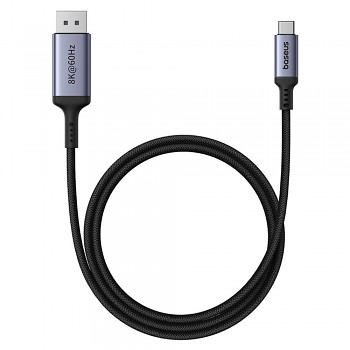 Baseus Adaptér Type-C na DisplayPort 8K 1.5m Černý