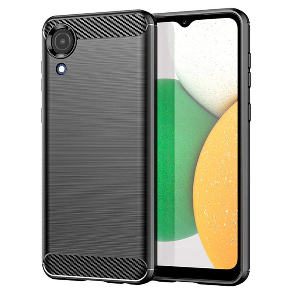 Levně Techsuit Karbon Silikon Samsung Galaxy A03 Core Black