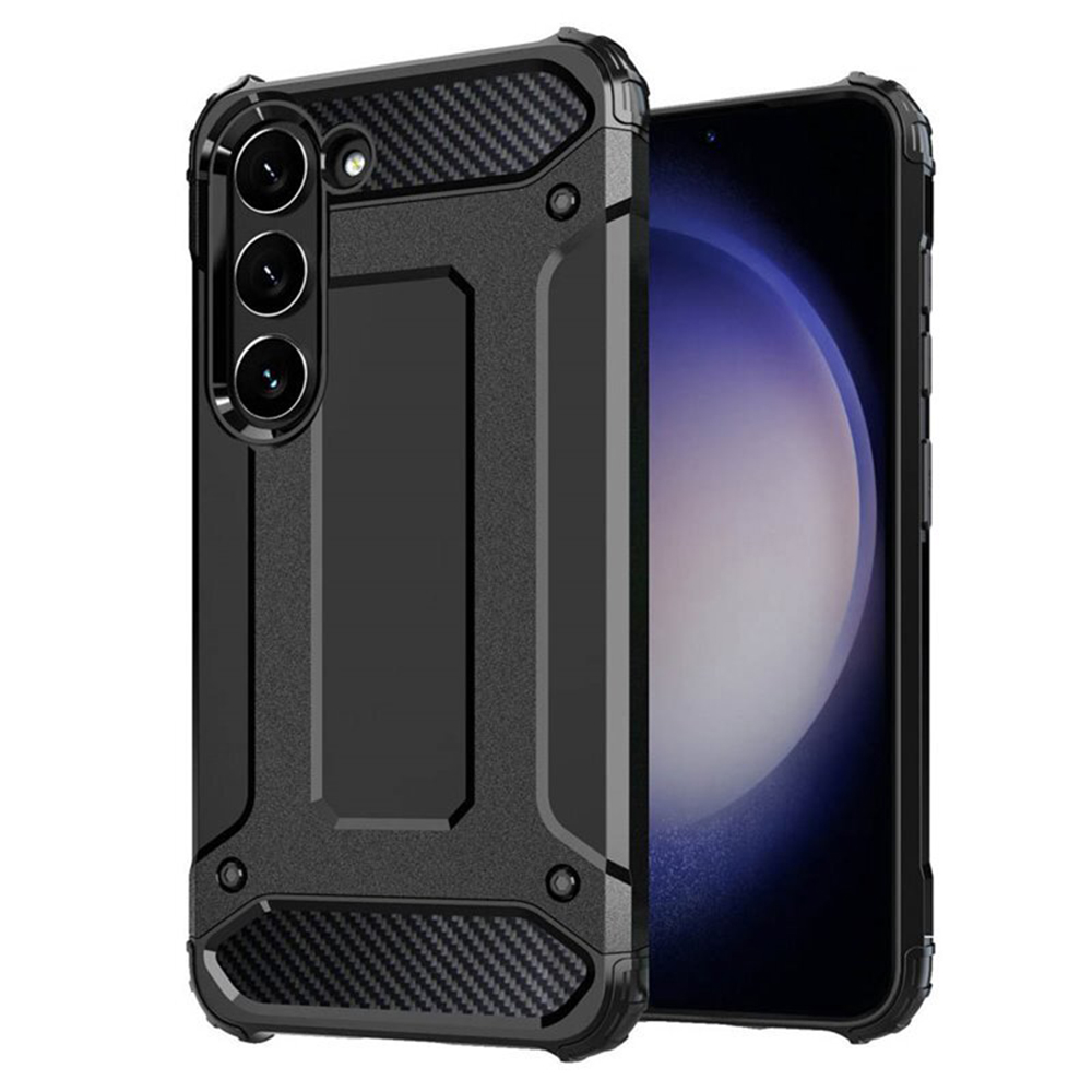 Levně Techsuit Hybridní Ochrana Samsung Galaxy S23 Černá
