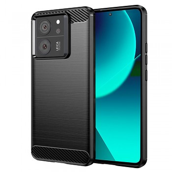 Techsuit Karbon Silikon Xiaomi 13T 13T Pro Černý