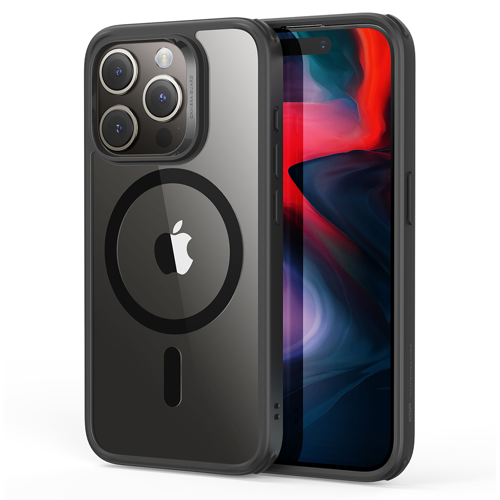 Levně ESR Classic Hybrid HaloLock iPhone 15 Pro Max Průhledný tmavě modrý