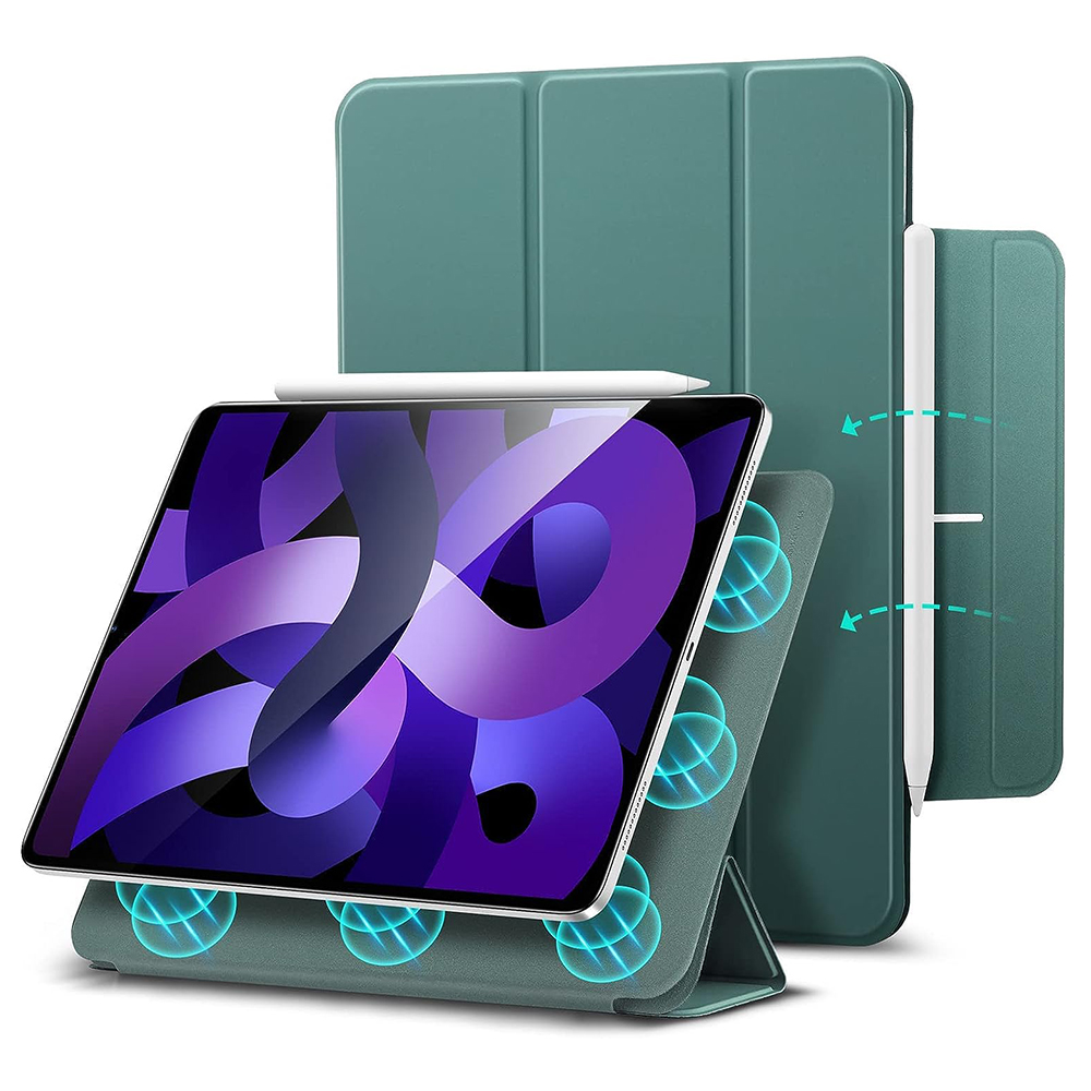 Levně ESR Rebound Magnetic pouzdro iPad Pro 11 Air 4 5 11 lesní zelená