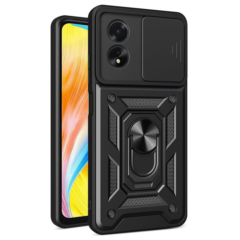 Levně Techsuit CamShield Series pro Oppo A58 4G Černá