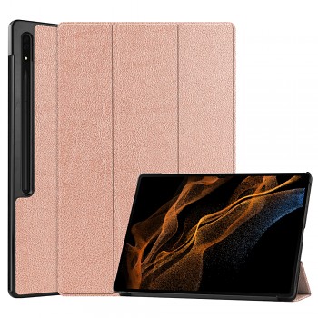 Techsuit FoldPro pouzdro Tab S8 S9 S10 Ultra Růžové zlato