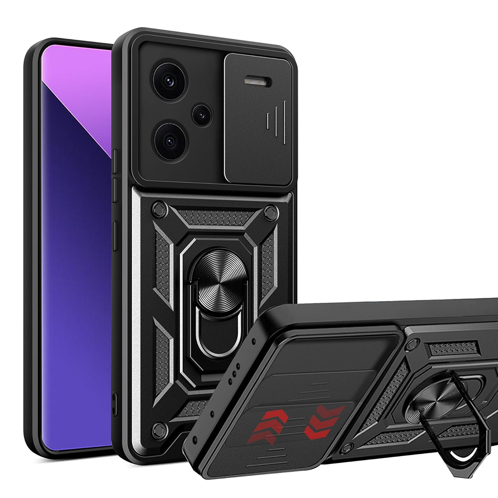 Levně Techsuit CamShield řada Xiaomi Redmi Note 13 Pro+ 5G černá