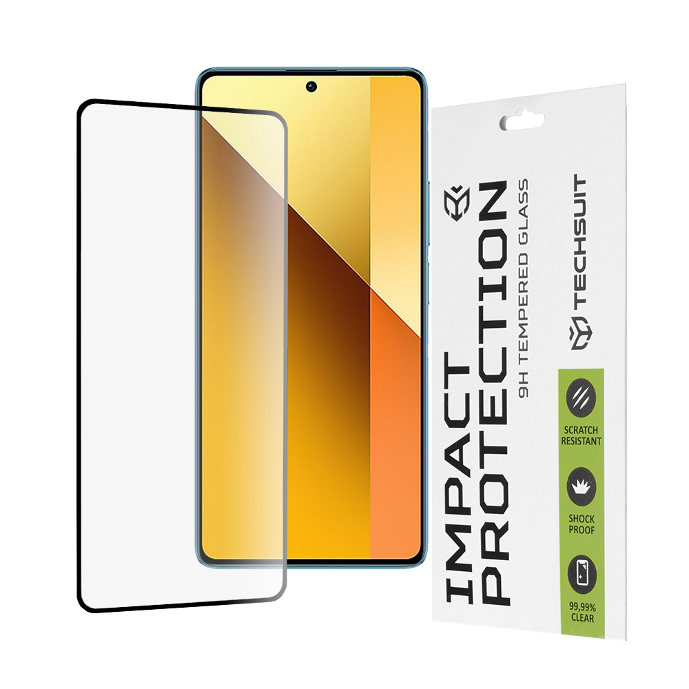 Levně Techsuit 111D Celoplošné celolepicí sklo Xiaomi Redmi Note 13 5G Black