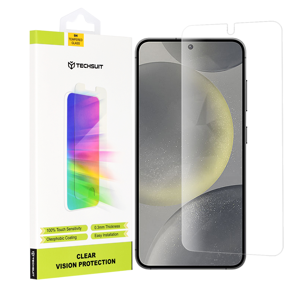 Levně Techsuit Clear Vision Glass Samsung Galaxy S24 Průhledné