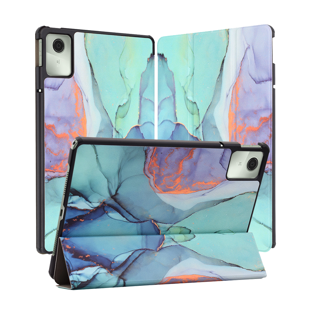 Levně Pouzdro Techsuit FoldPro pro Lenovo Tab M11 Green Time