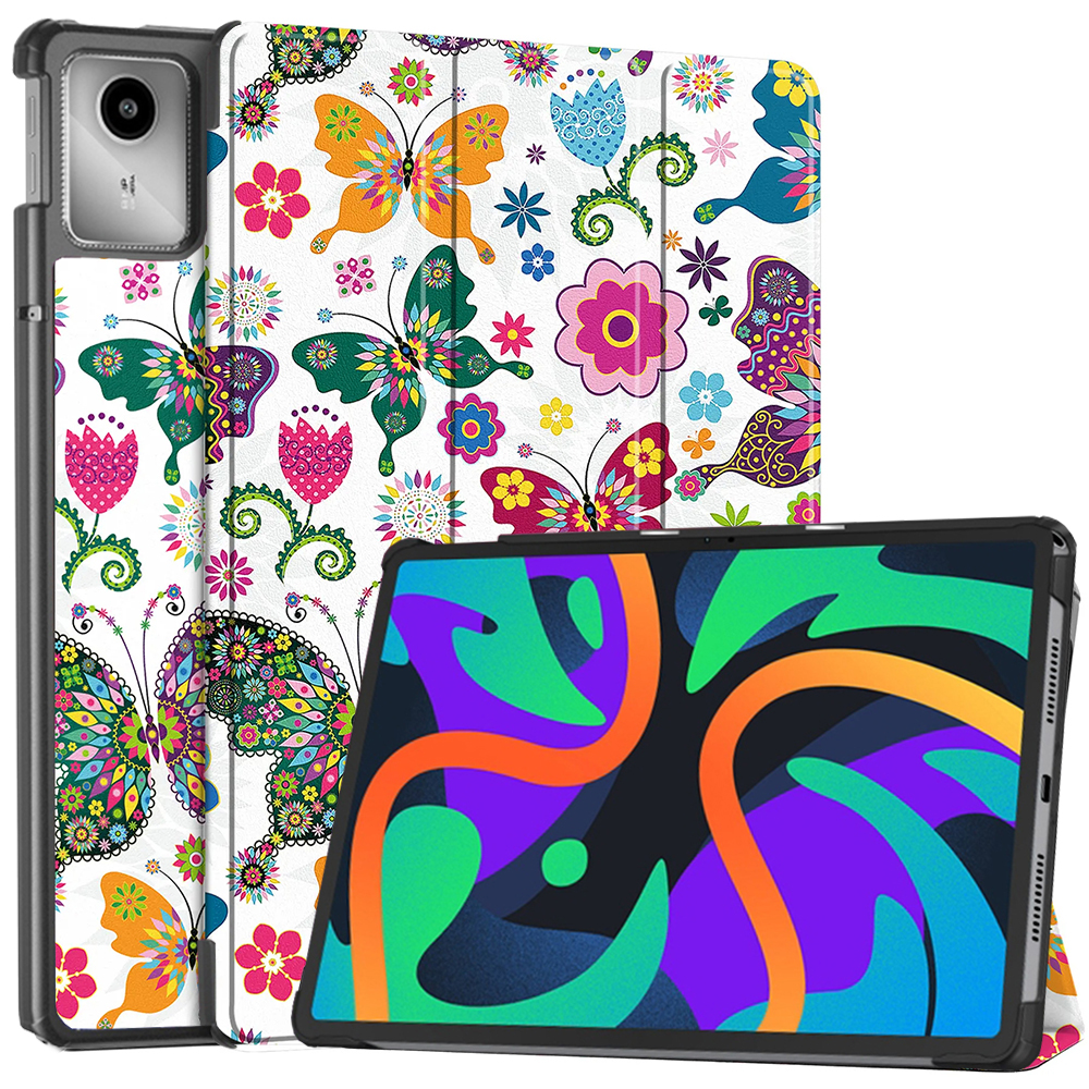 Levně Techsuit Skládací pouzdro Lenovo Tab M11 Motýl