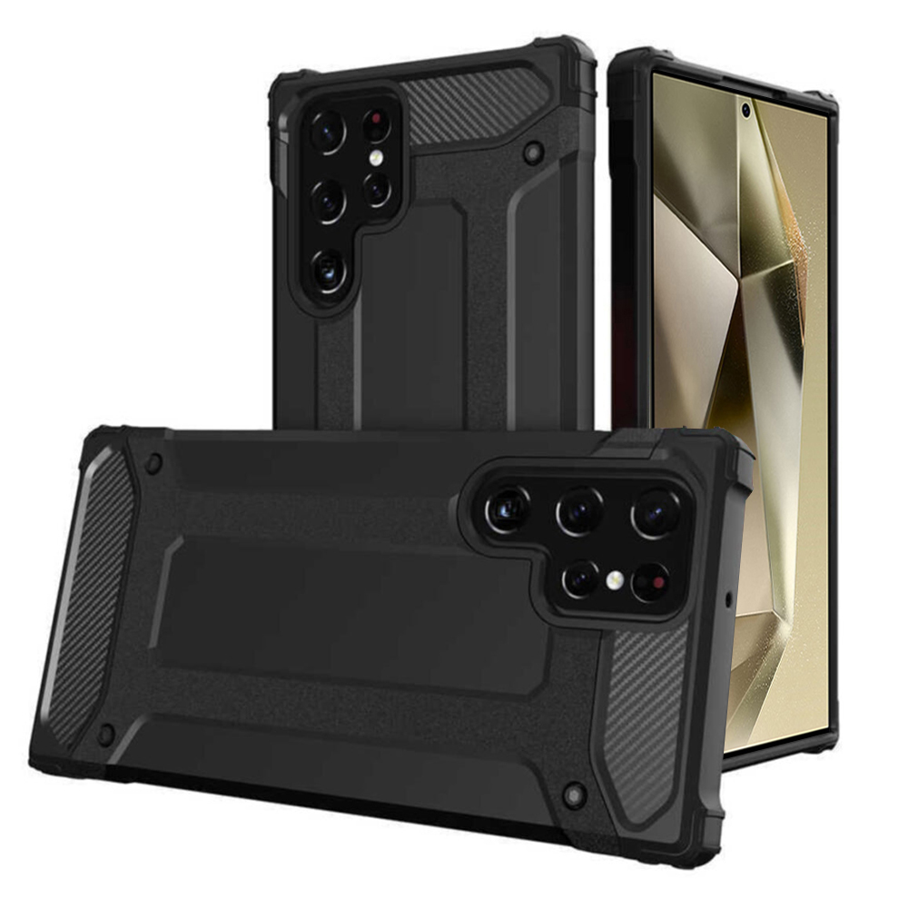 Levně Techsuit Hybridní Ochrana Samsung Galaxy S24 Ultra Black
