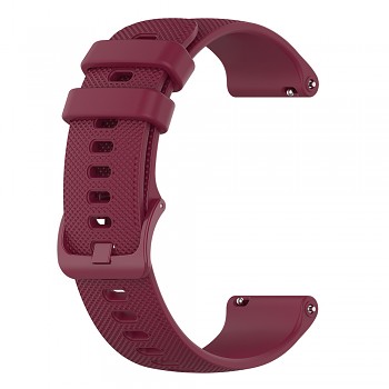 Techsuit Řemínek 20mm W006 Samsung Galaxy Watch Huawei Watch GT Bordó