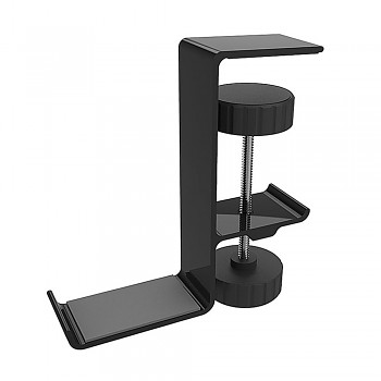 Techsuit Desk Holder DH2 Univerzální věšák na tašky sluchátka černý