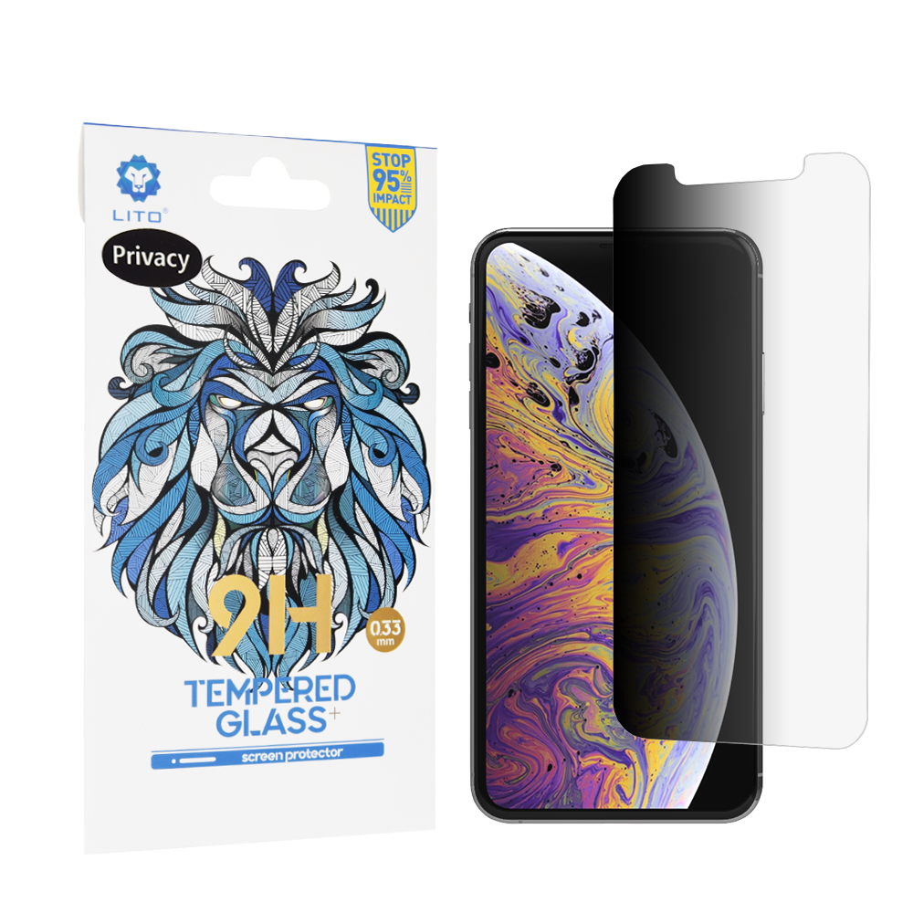 Levně Lito 2.5D Klasické Sklo iPhone XS Max iPhone 11 Pro Max Soukromí