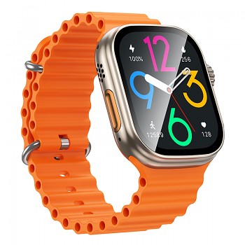 Chytré hodinky Borofone BD14 Ultra titanově zlaté