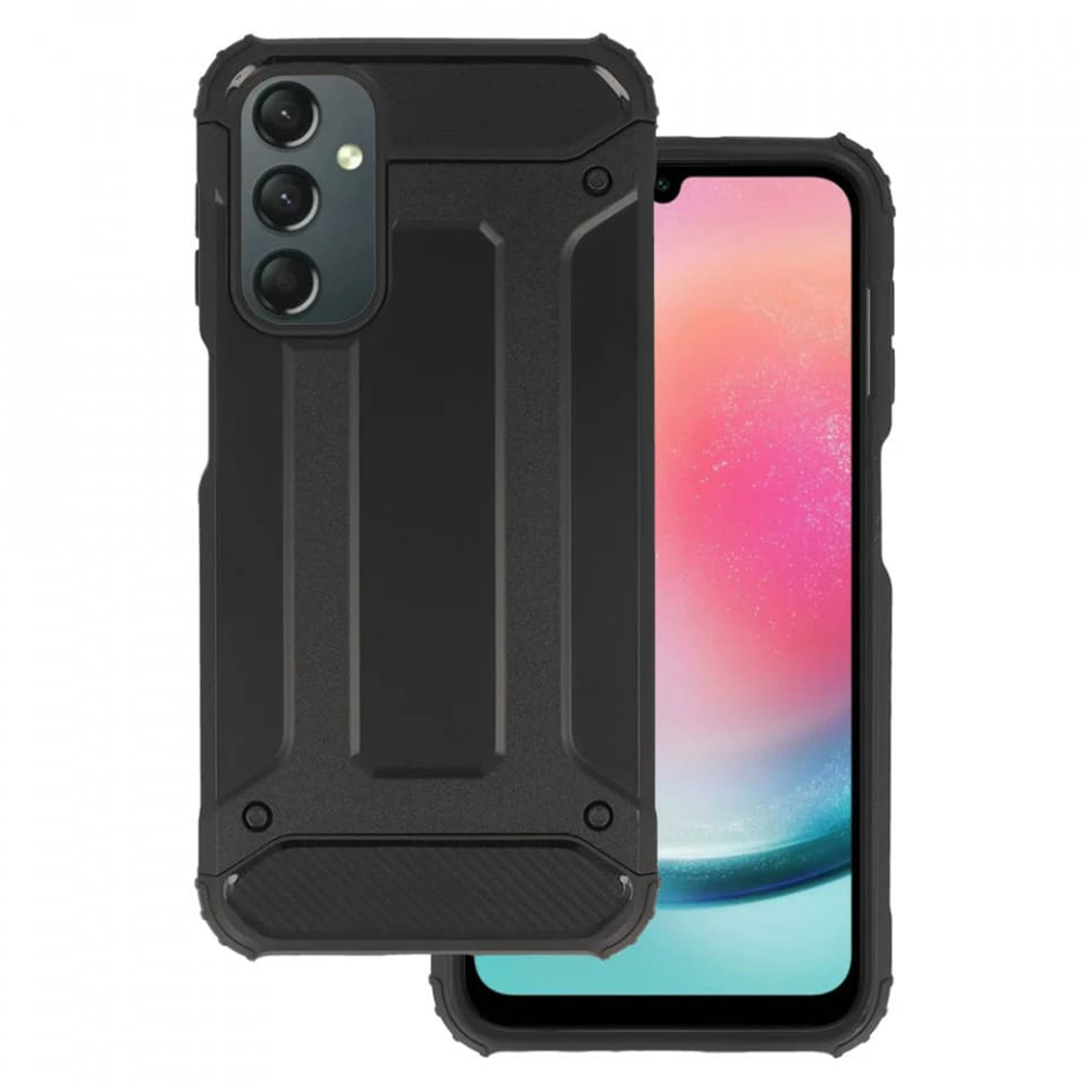 Levně Techsuit Hybridní pouzdro Samsung Galaxy A25 5G Černá