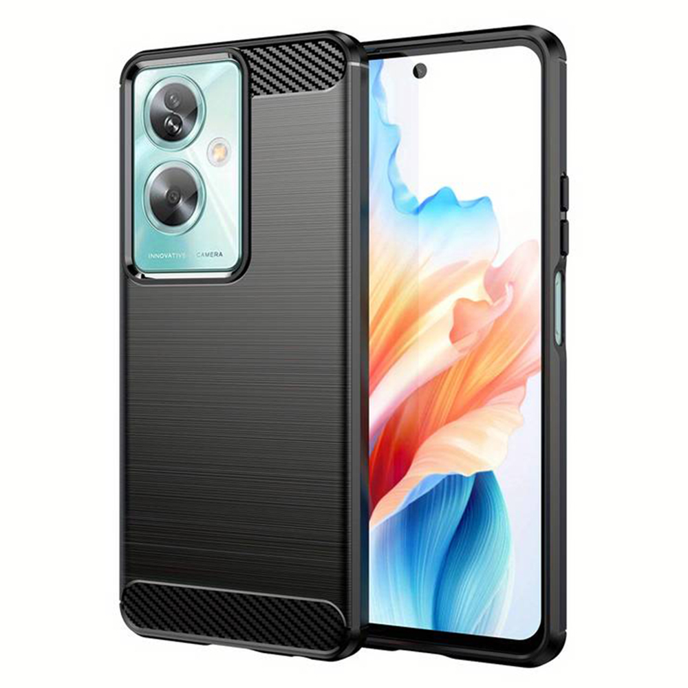 Levně Techsuit Karbon Silikon Kryt Oppo A79 5G OnePlus Nord N30 SE Černý