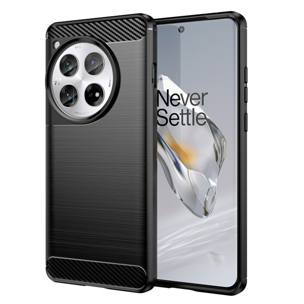 Levně Techsuit Karbon Silikon OnePlus 12 Černý