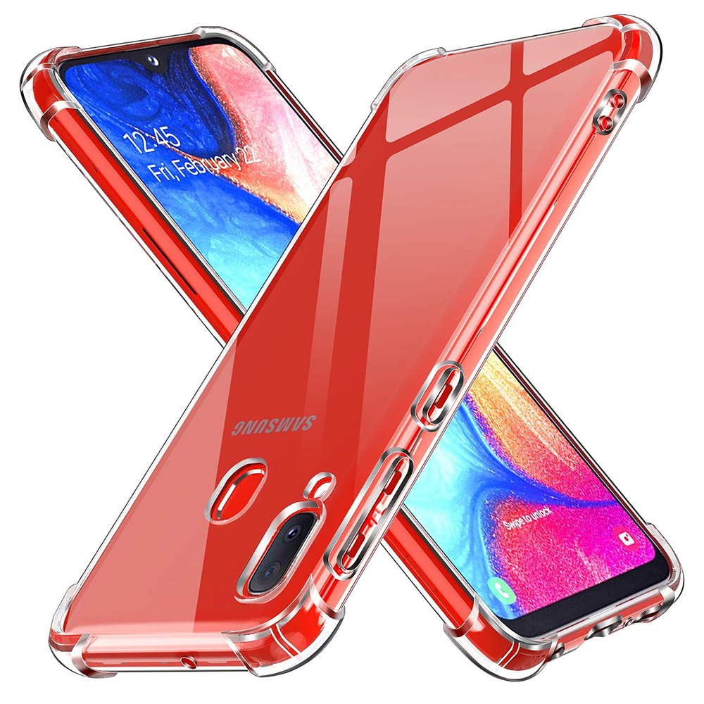 Levně Techsuit Nárazuvzdorný Průhledný Silikon Samsung Galaxy A20e Clear