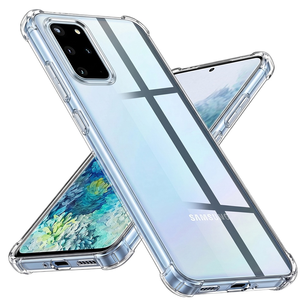 Levně Techsuit Nárazuvzdorný Průhledný Silikon Samsung Galaxy S20 Plus