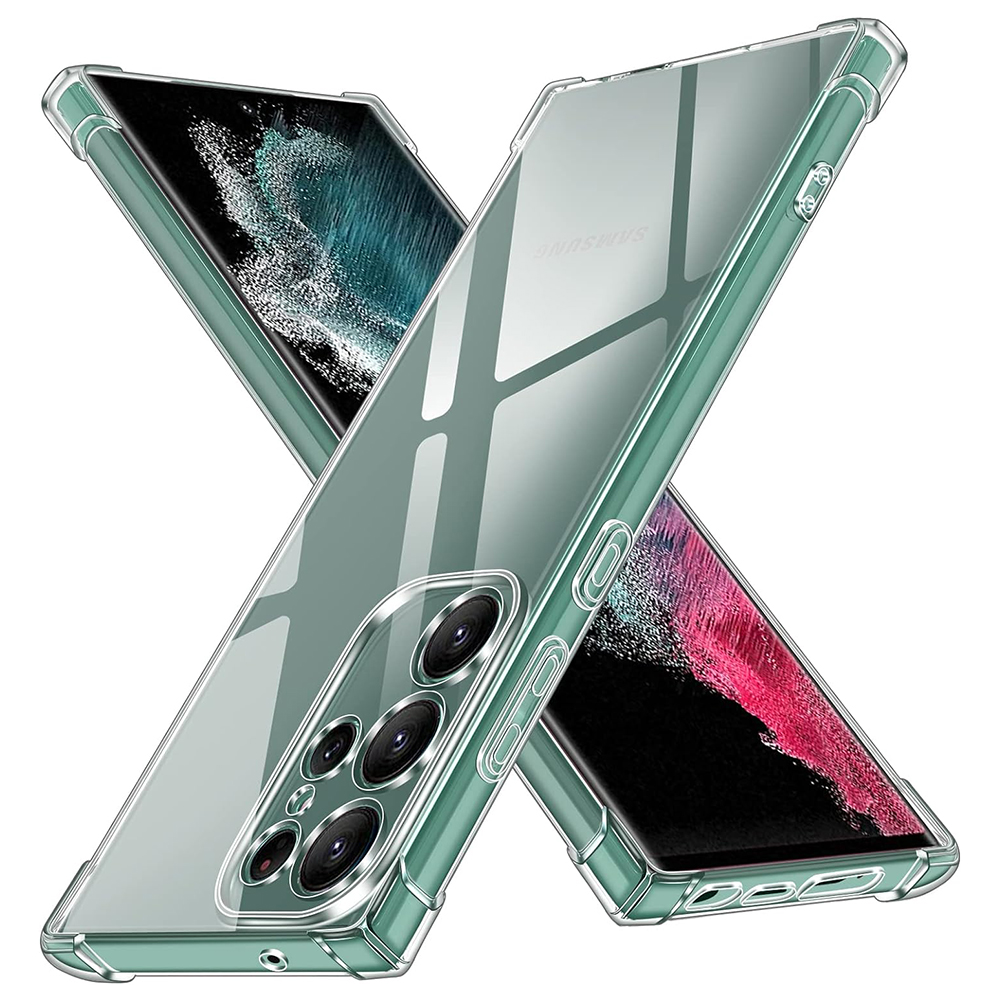 Levně Techsuit Nárazuvzdorný Průhledný Samsung Galaxy S22 Ultra 5G