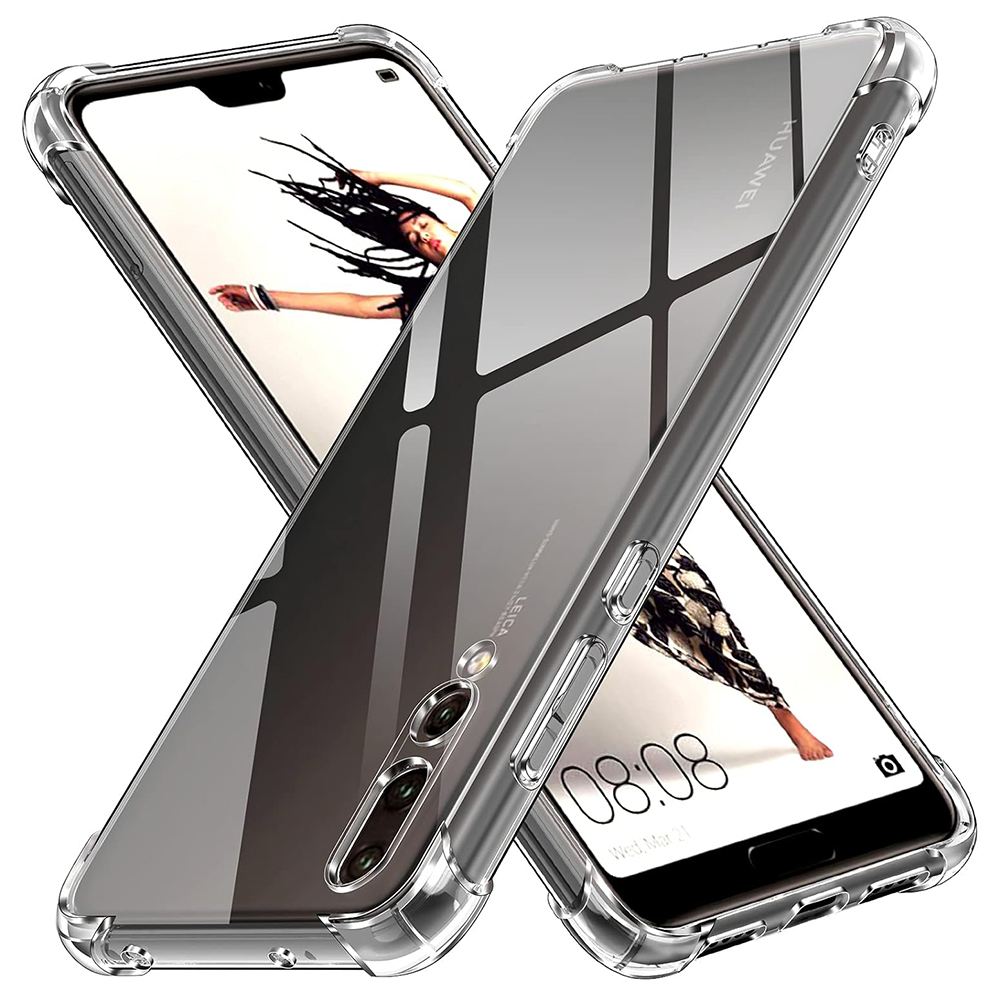 Levně Techsuit Nárazuvzdorný Průhledný Silikon Huawei P20 Pro Clear