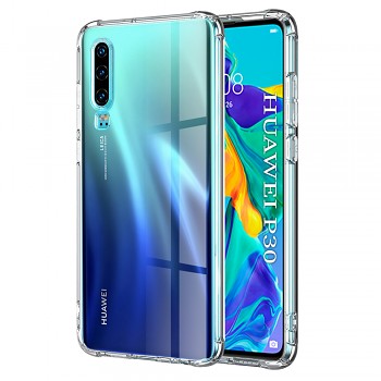 Techsuit Nárazuvzdorný Průhledný Silikon Huawei P30 Clear
