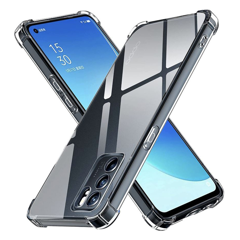 Levně Techsuit Nárazuvzdorný Průhledný Silikon Oppo Reno6 5G Clear