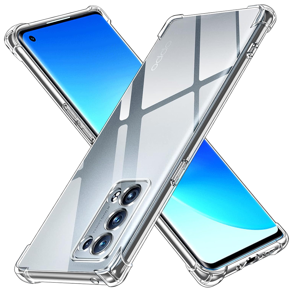 Levně Techsuit Nárazuvzdorný Kryt Oppo Reno6 Pro 5G (Snapdragon) Průhledný