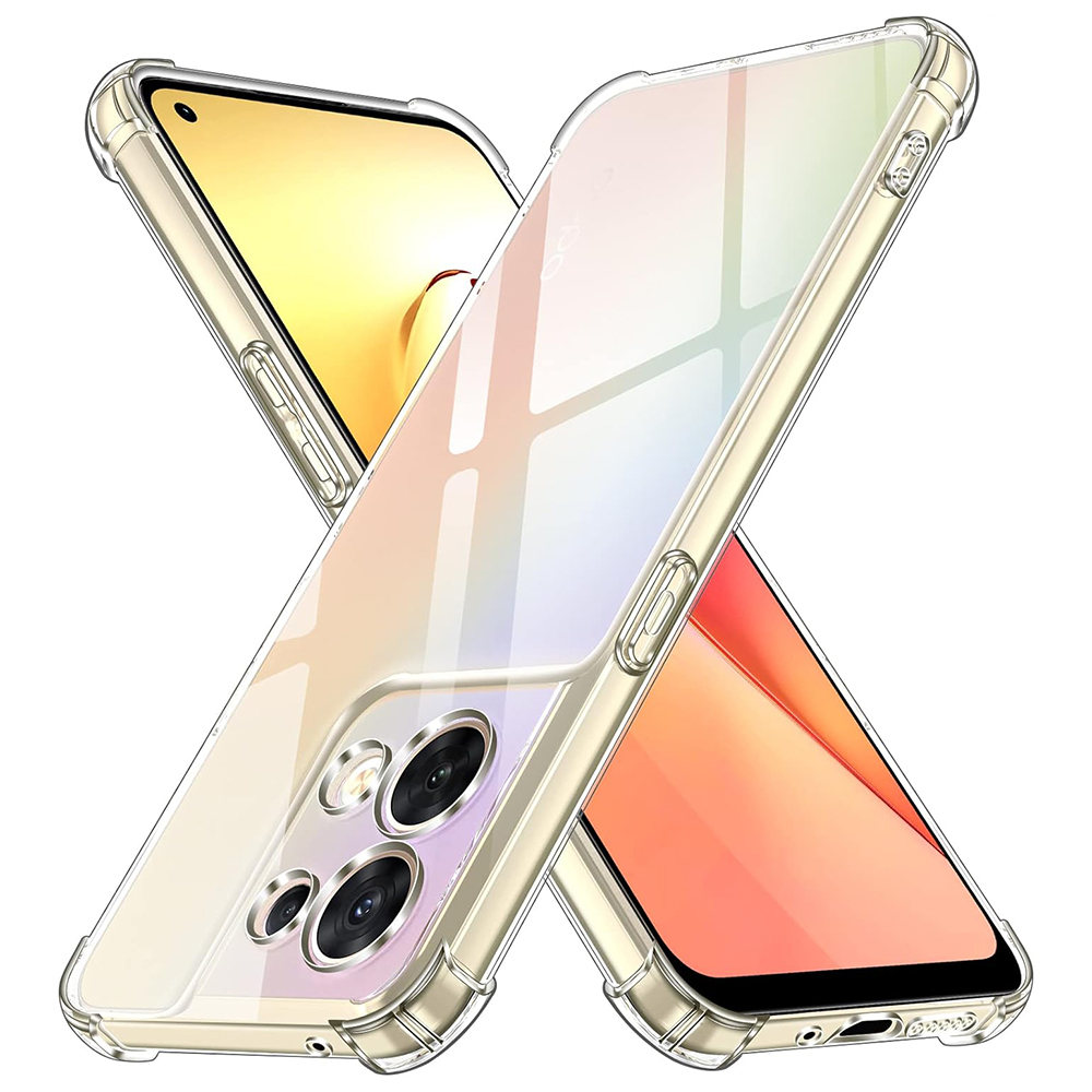 Levně Techsuit Nárazuvzdorný Průhledný Silikon Oppo Reno8 Čirý