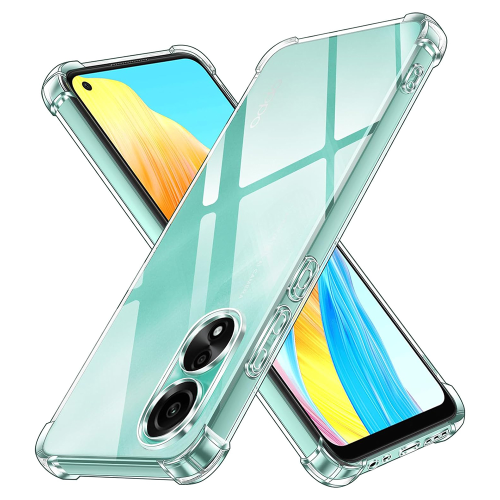 Levně Techsuit Nárazuvzdorný průhledný silikonový Oppo A78 4G Clear