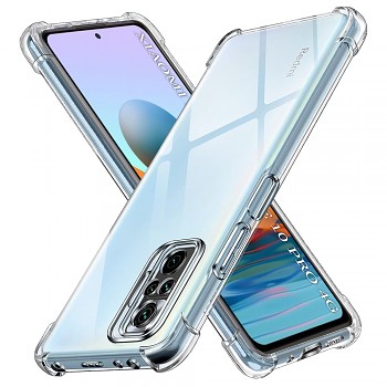 Techsuit Nárazuvzdorný Průhledný Silikon Xiaomi Redmi Note 10 Pro Max
