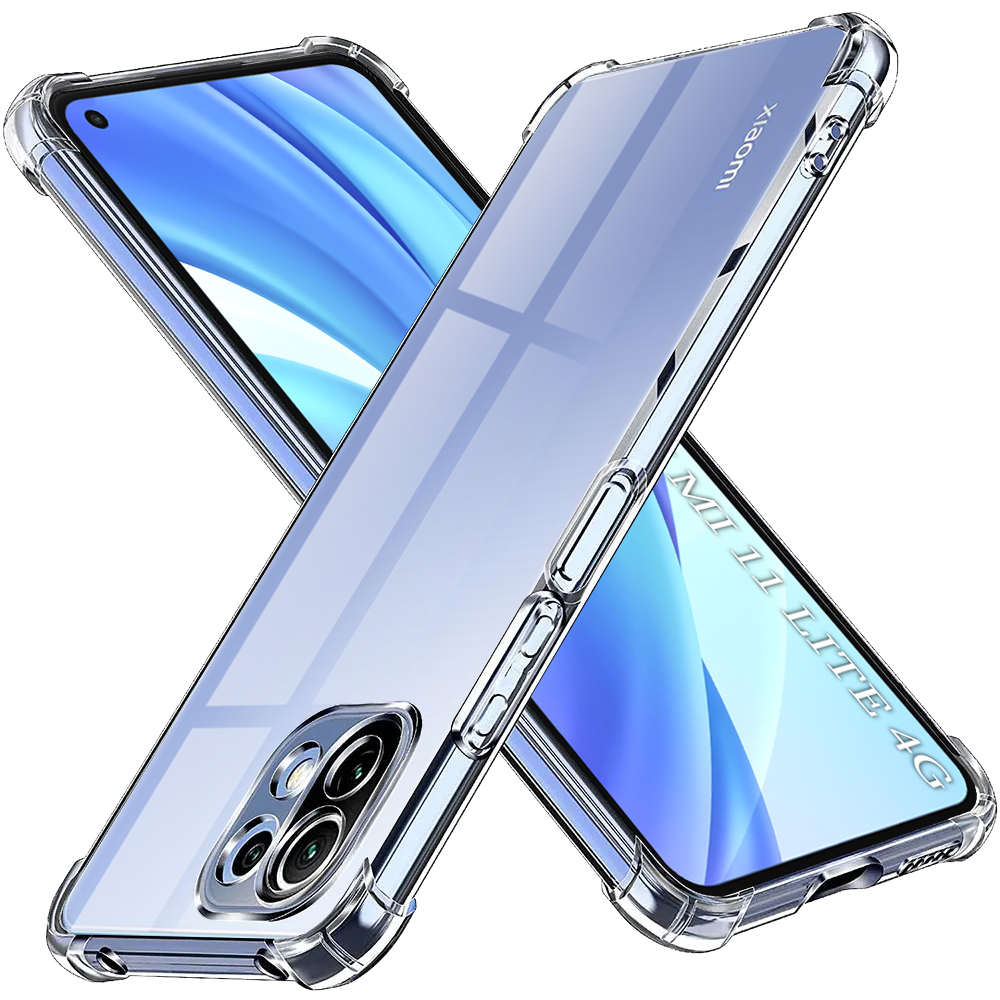 Levně Techsuit Nárazuvzdorný Průhledný Silikon Xiaomi Mi 11 Lite 4G 5G NE