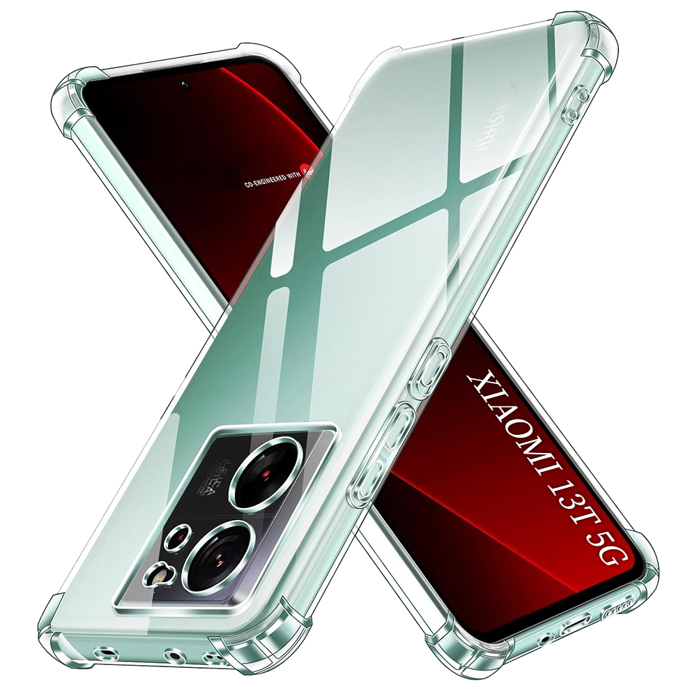 Levně Techsuit Nárazuvzdorný Průhledný Silikon Xiaomi 13T 13T Pro