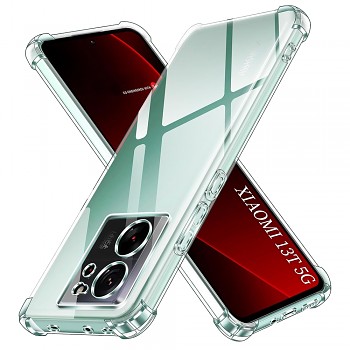 Techsuit Nárazuvzdorný Průhledný Silikon Xiaomi 13T 13T Pro