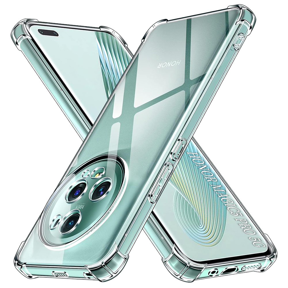 Levně Techsuit Nárazuvzdorný Průhledný Silikon Honor Magic5 Pro Clear