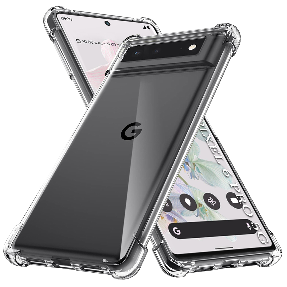 Techsuit Nárazuvzdorný Průhledný Silikon Google Pixel 6 Pro Clear