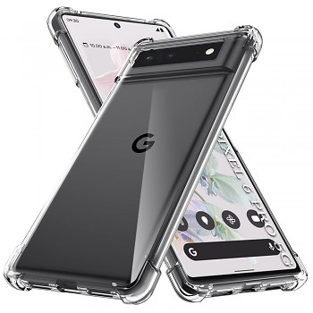 Techsuit Nárazuvzdorný Průhledný Silikon Google Pixel 6 Pro Clear