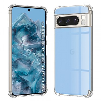 Techsuit Nárazuvzdorný Průhledný Silikon Google Pixel 8 Pro Clear
