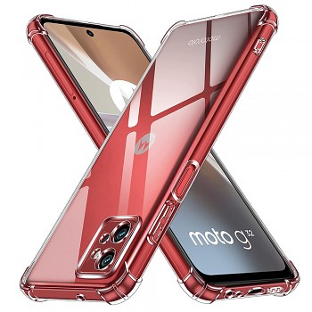 Techsuit Nárazuvzdorný Průhledný Silikon Motorola Moto G32 Clear