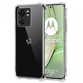 Techsuit Nárazuvzdorný Průhledný Silikon Motorola Edge 40 Edge 2023