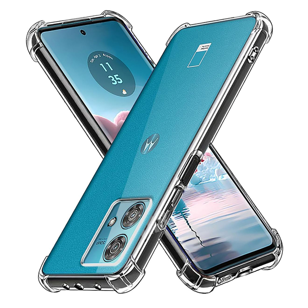 Levně Techsuit Nárazuvzdorný Průhledný Silikon Motorola Edge 40 Neo Clear