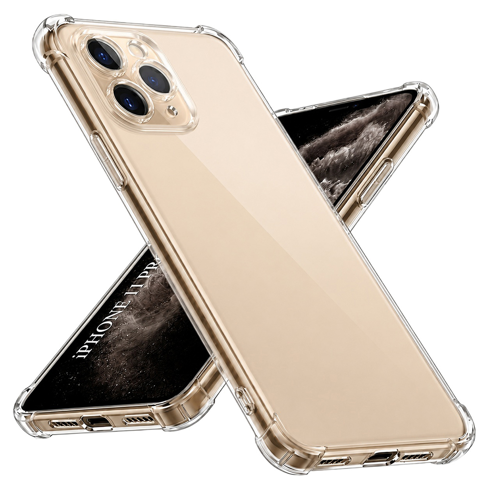 Levně Techsuit Nárazuvzdorný Průhledný Silikon iPhone 11 Pro