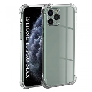 Techsuit iPhone 11 Pro Max Nárazuvzdorný Průhledný Silikon